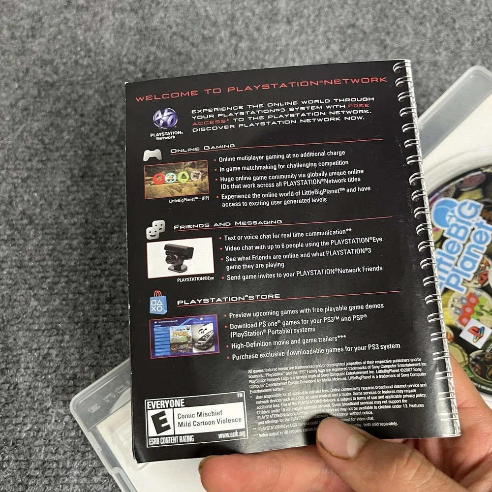 Little Big Planet PlayStation 3 PS3 Game CIB Tested Works!